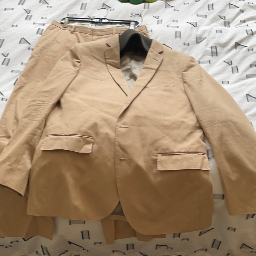 Men’s J Crew Khaki Ludlow Suit